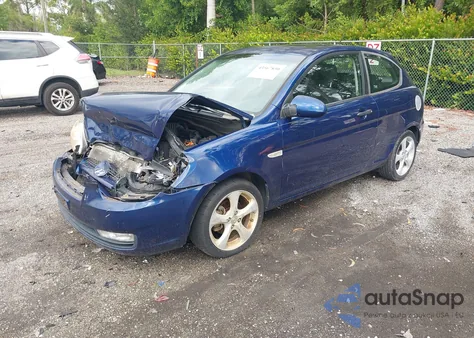 2008 Hyundai Accent Se z USA, uszkodzony, nr VIN KMHCN36C28U069578